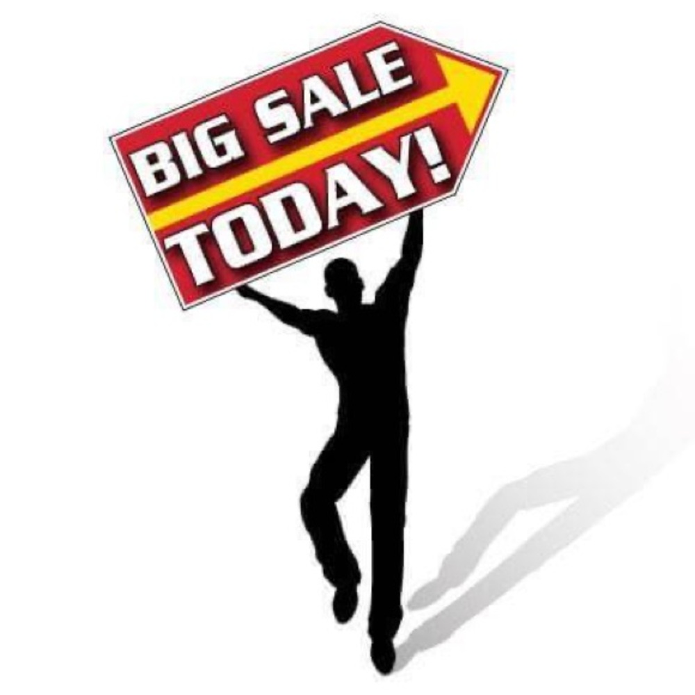 Big Sale Today Sign